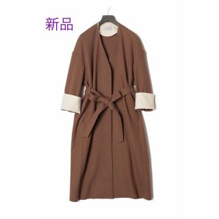 トゥモローランド ロングコート(レディース)(ブルー・ネイビー/青色系