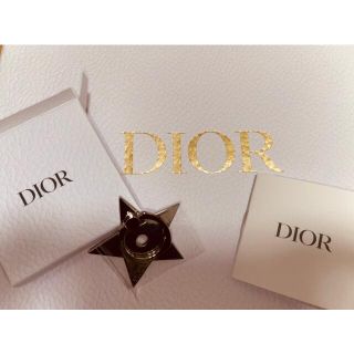 ディオール(Dior)の値下げ⭐︎新品未使用⭐︎Dior シルバーリングホルダー(キーホルダー)