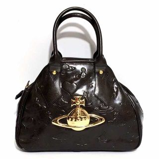 ヴィヴィアンウエストウッド(Vivienne Westwood)のヴィヴィアンウエストウッド BIG オーブ 型押し バッグ(ハンドバッグ)