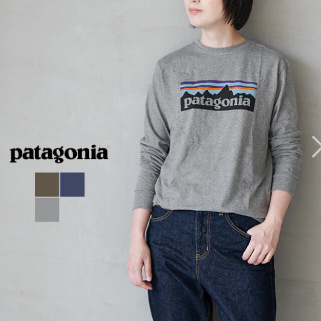 patagonia(パタゴニア)の本日値下げ　新品　Patagonia オーガニックコットン　ロンT レディースのトップス(Tシャツ(長袖/七分))の商品写真