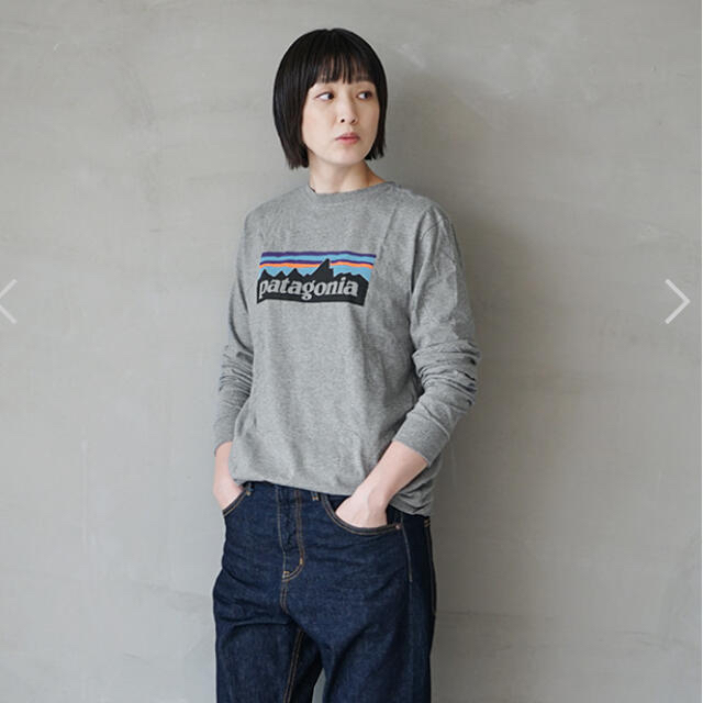 patagonia(パタゴニア)の本日値下げ　新品　Patagonia オーガニックコットン　ロンT レディースのトップス(Tシャツ(長袖/七分))の商品写真