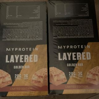 マイプロテイン(MYPROTEIN)のマイプロテイン  ゴールデンバー　　新品　　二箱(トレーニング用品)