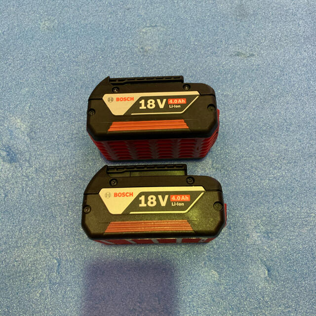 スポーツ/アウトドア新品2個セット　ボッシュ 電動工具バッテリー　GBA18V 4.0Ah