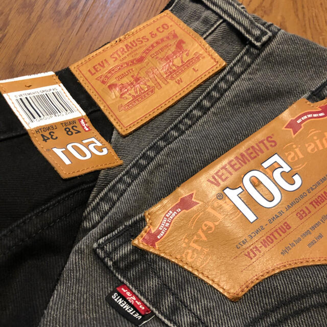 VETEMENTS×LEVI'S コラボ リメイク 再構築 デニム B5436