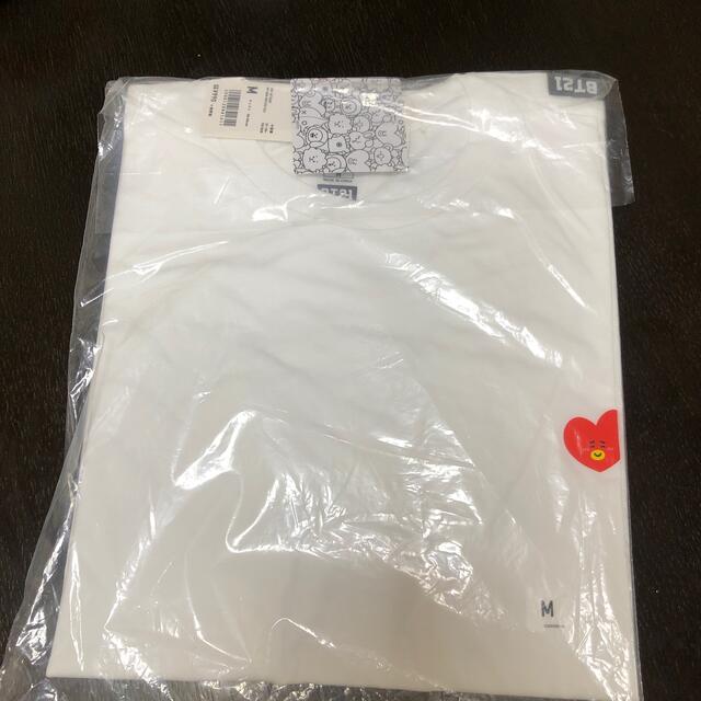 UNIQLO(ユニクロ)のUNIQLO BT21 TATA レディースのトップス(Tシャツ(半袖/袖なし))の商品写真