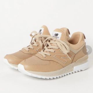 ニューバランス(New Balance)のニューバランス　574  スニーカー　新品タグ付き　24センチ　ベージュ(スニーカー)