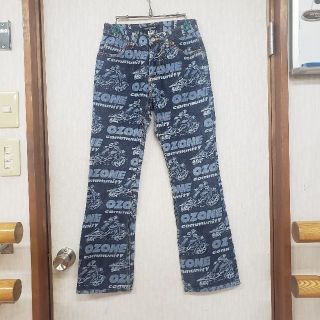 オゾンコミュニティ ヒステリックグラマー フレアパンツ 総柄