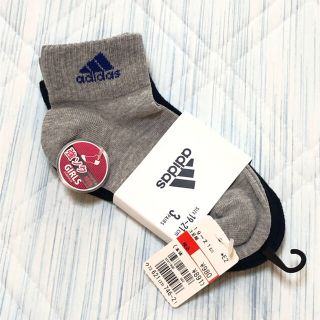 アディダス(adidas)の【新品】adidas 靴下3P 19〜21(靴下/タイツ)