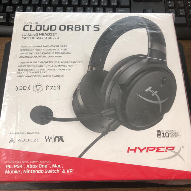 【新品未開封】HyperX Cloud Orbit S ハイエンドゲーミングヘッドフォン/イヤフォン