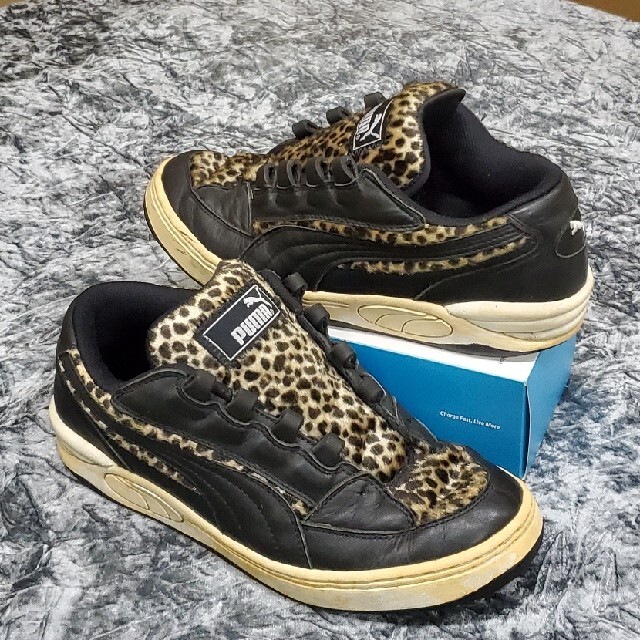 プーマPUMA1997年90sREMO SPOTレモスポット豹柄25.5新品箱付