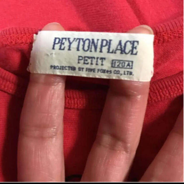 Peyton Place(ペイトンプレイス)のpeyton place ロンT 120 キッズ/ベビー/マタニティのキッズ服女の子用(90cm~)(Tシャツ/カットソー)の商品写真