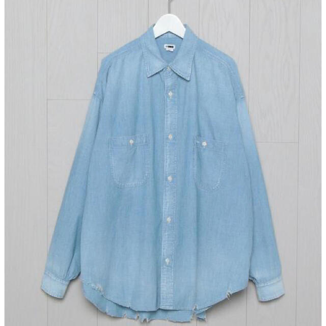 ＜H＞CHAMBRAY WORK SHIRT/シャツ