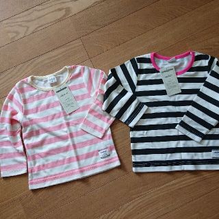 新品タグ付き キッズロンT  長袖シャツ 2枚セット(Tシャツ/カットソー)