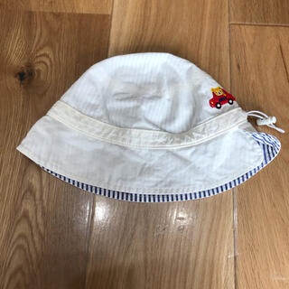 ミキハウス(mikihouse)のミキハウス　白　帽子(帽子)