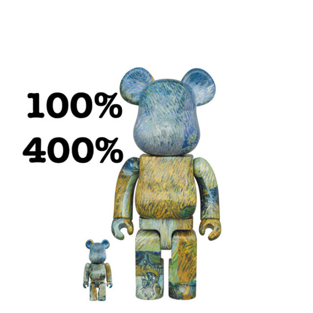 おトク】 MEDICOM 100%&400% Gogh ゴッホ展 Van BE@RBRICK - TOY