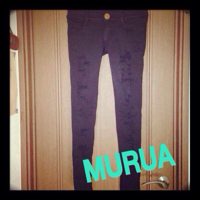 MURUA(ムルーア)のMURUA♡クラッシュパギンス レディースのパンツ(カジュアルパンツ)の商品写真