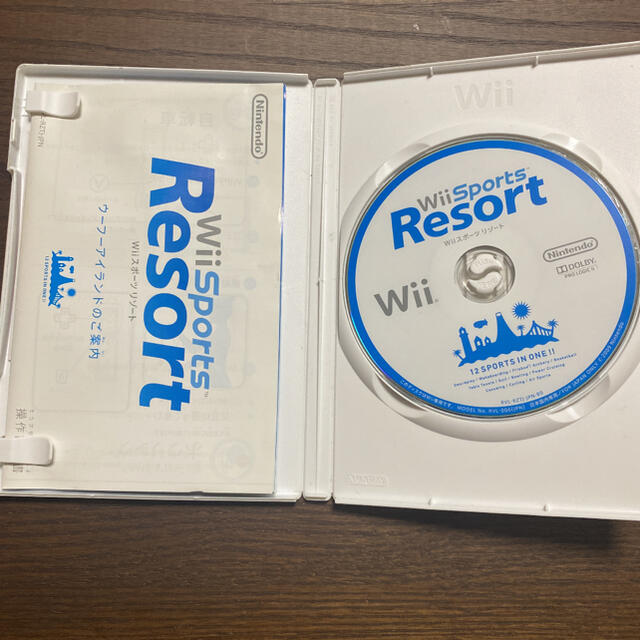 Wii(ウィー)のWiiスポーツ リゾート カセット エンタメ/ホビーのゲームソフト/ゲーム機本体(家庭用ゲームソフト)の商品写真