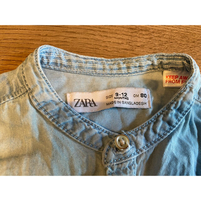 ZARA(ザラ)のZARA 80サイズ シャツ キッズ/ベビー/マタニティのベビー服(~85cm)(シャツ/カットソー)の商品写真