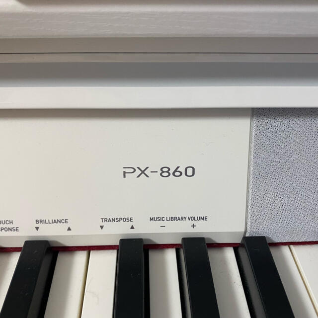 CASIO PX-860WE  椅子、取説付 楽器の鍵盤楽器(電子ピアノ)の商品写真