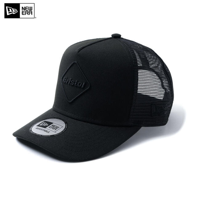 メンズFCRB 21AW NEW ERA EMBLEM MESH CAP BLACK