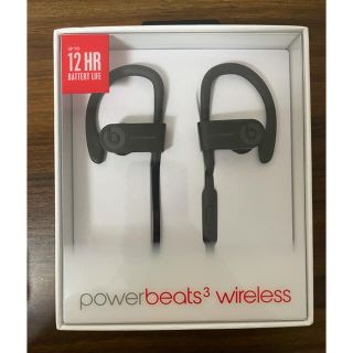 ビーツバイドクタードレ(Beats by Dr Dre)のpower beats3 wireless 黒(ヘッドフォン/イヤフォン)