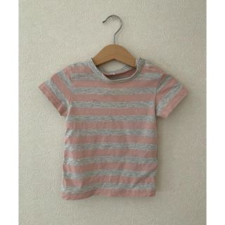 ムジルシリョウヒン(MUJI (無印良品))の無印　Tシャツ　baby 80 ボーダー(Ｔシャツ)