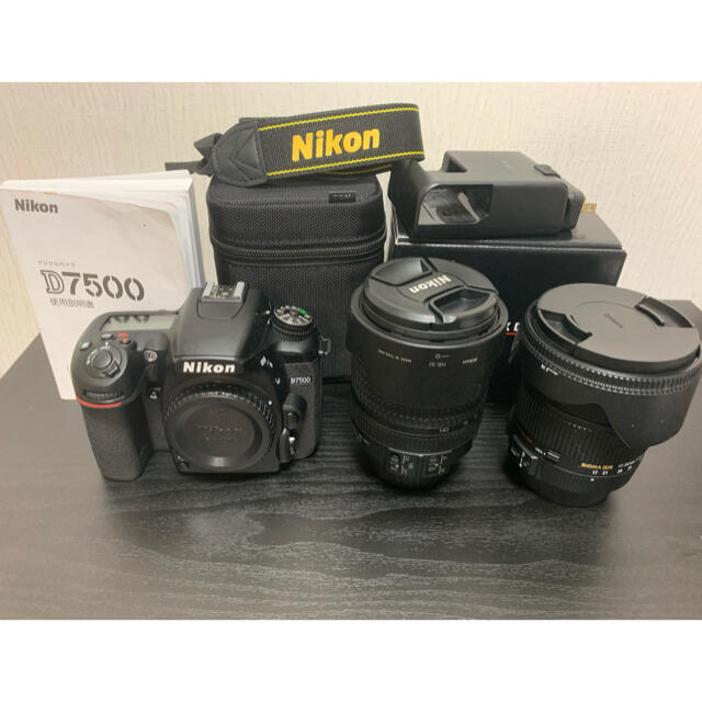 Nikon D7500 レンズキット +sigmaレンズセット 春夏新作モデル 49000円 