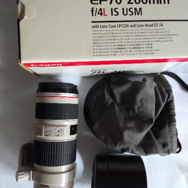 EF70-200mm F4L IS USM 三脚座付き