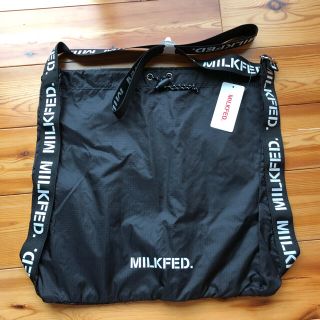 ミルクフェド(MILKFED.)の新品タグ付き MILKFED. ロゴテープショルダーバッグ(ショルダーバッグ)