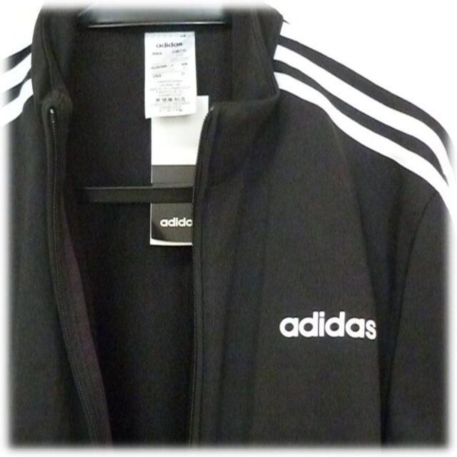 adidas - 新品O(XL)☆アディダス ブラック黒3ストライプメンズ adidas - 新品O(XL)☆アディダス ブラック黒3ストライプメンズ