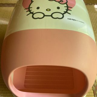 ハローキティ(ハローキティ)の猫用 カバー付きシステムトイレ ハローキティ♡(猫)