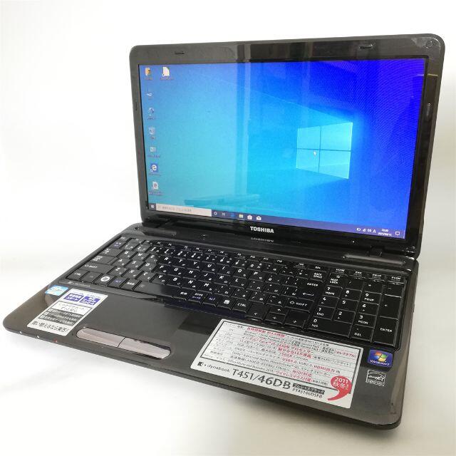 無無線LANブラック ノートPC T451/46DB 4GB 750GB RW 無線