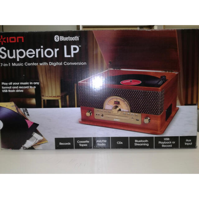 ION BT対応 オールインワンミュージックプレーヤー Superior LP