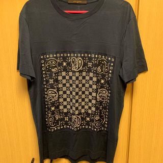 ルイヴィトン(LOUIS VUITTON)の正規 LOUIS VUITTON ルイ ヴィトン ダミエ バンダナ Tシャツ(Tシャツ/カットソー(半袖/袖なし))