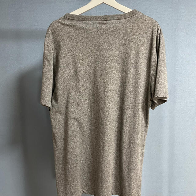 XLARGE(エクストララージ)のX-LARGE × champion コラボ　半袖　Tシャツ　デカロゴ　グレー メンズのトップス(Tシャツ/カットソー(半袖/袖なし))の商品写真