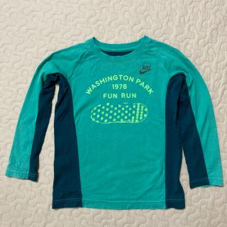 ナイキ(NIKE)の▷used▷NIKE 長袖Tシャツ  グリーン　110(Tシャツ/カットソー)