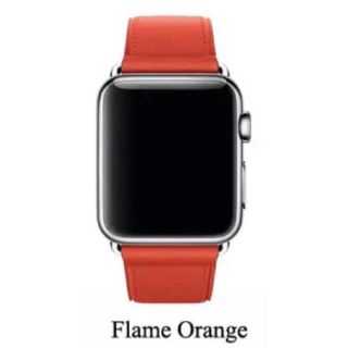 アップルウォッチ(Apple Watch)のApple watch用 レザーバンド 42/44mm(腕時計)