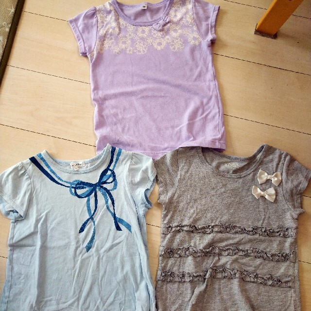 3can4on(サンカンシオン)の女の子  半袖Tシャツ  120 サンカンシオン 西松屋 キッズ/ベビー/マタニティのキッズ服女の子用(90cm~)(Tシャツ/カットソー)の商品写真