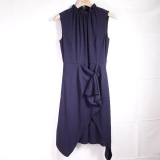 フォクシー(FOXEY)のFOXEY　ワンピース　レディース　ネイビー(ロングワンピース/マキシワンピース)