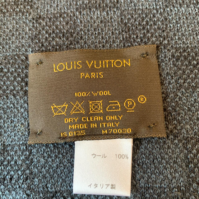 ルイ・ヴィトン LV エシャルプ・プティ・ダミエ グレー マフラー 未