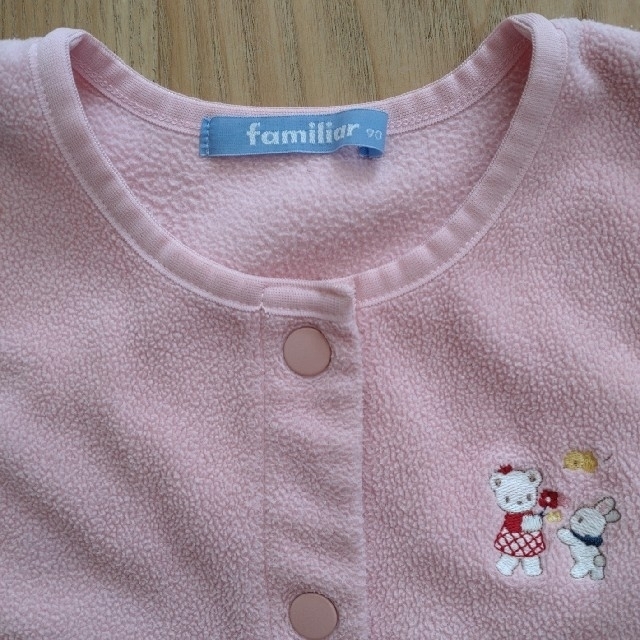 familiar(ファミリア)のfamiliar(ファミリア) リアちゃん 刺繍 スリーパー ベスト 90cm キッズ/ベビー/マタニティのキッズ服女の子用(90cm~)(パジャマ)の商品写真