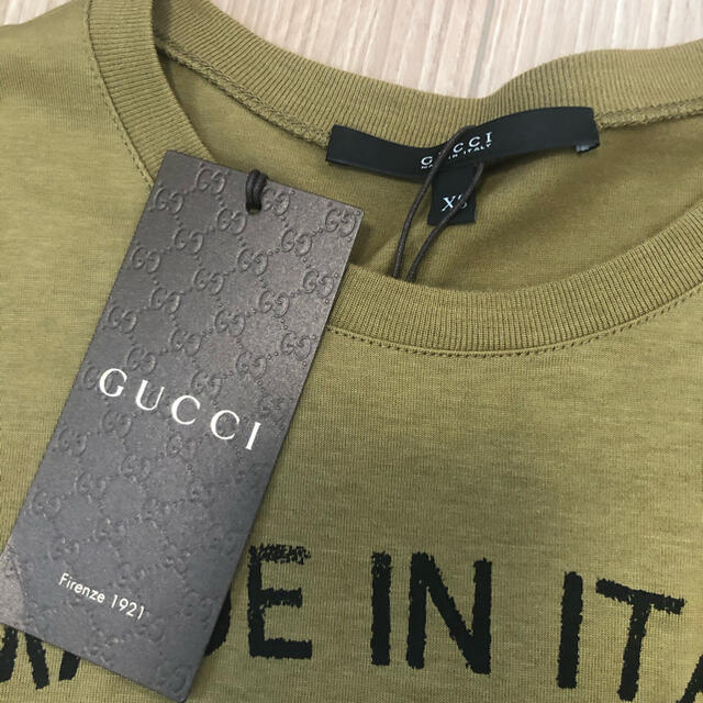 ハイクオリティ GUCCI グッチ 新品未使用 タグ付き Tシャツ