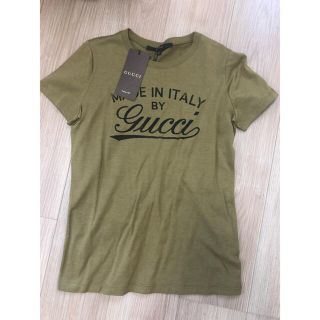 グッチ(Gucci)のグッチ　未使用タグ付　Tシャツ　レディース　レア品(Tシャツ(半袖/袖なし))