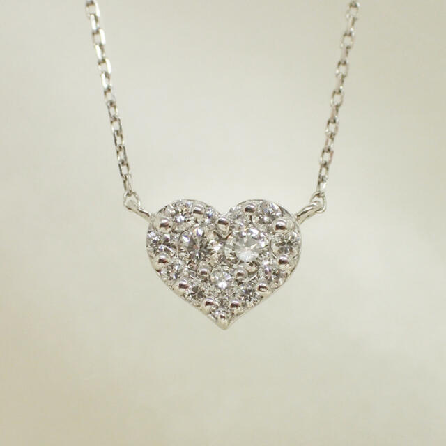 ポンテヴェキオ【PONTE VECCHIO】K18WG 0.13ct ダイヤネックレス