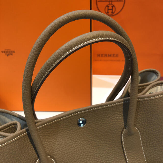 Hermes(エルメス)のエルメス　ガーデンパーティー pm エトープ×トゴ　新品　2019年直営店購入 レディースのバッグ(トートバッグ)の商品写真