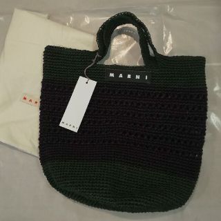 マルニ(Marni)のぽけもん様専用です 新品タグ付き マルニ フィケクロシェ ラウンドバッグ(トートバッグ)