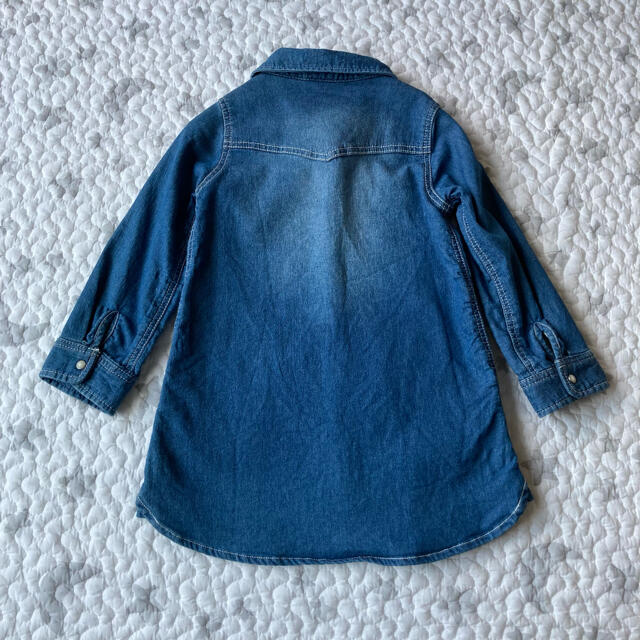 F.O.KIDS(エフオーキッズ)のF.O.KIDS デニムワンピース  サイズ110 キッズ/ベビー/マタニティのキッズ服女の子用(90cm~)(ワンピース)の商品写真