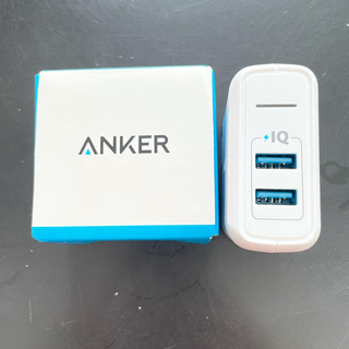 ANKER☆アンカー☆未使用☆アダプタ☆充電器☆USB charger(バッテリー/充電器)