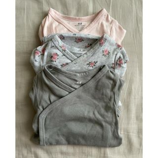 エイチアンドエム(H&M)の\\タイムセール// H&M ロンパース　3枚セット　70サイズ(ロンパース)