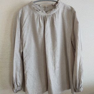 ネストローブ(nest Robe)のネストローブ　リネン　スタンドフリルブラウス(シャツ/ブラウス(長袖/七分))